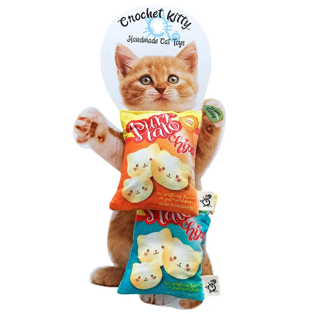 FUN FOOD KITTY CHIPS CAT TOY - My Pet Store and More