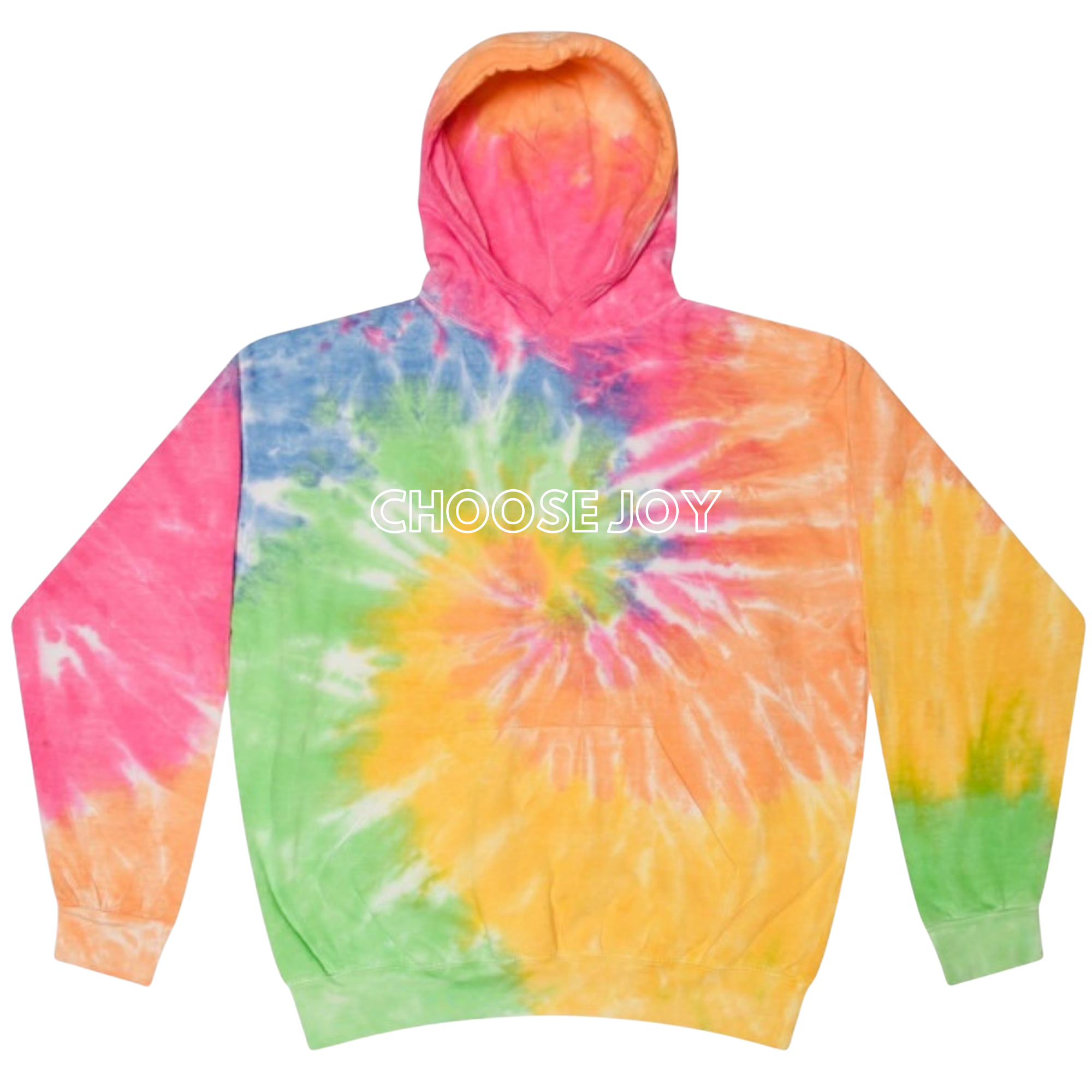 Tie dye outlet sweatshirt rainbow